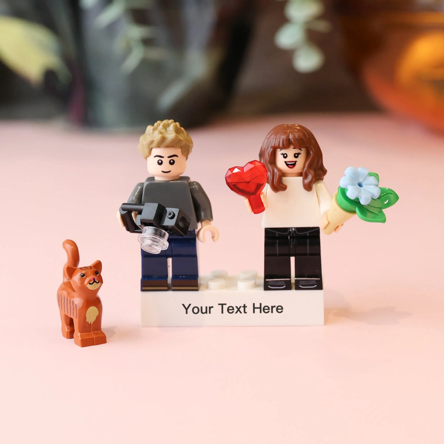 Create Your Own Couple Minifigures with Text