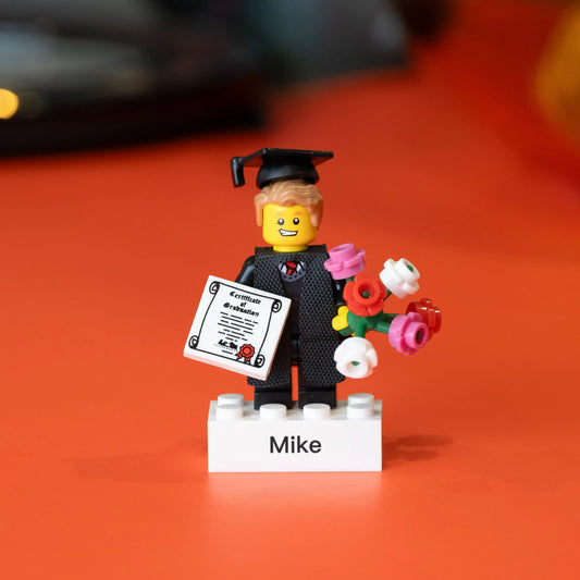 Customized Graduation Minifigure With Name