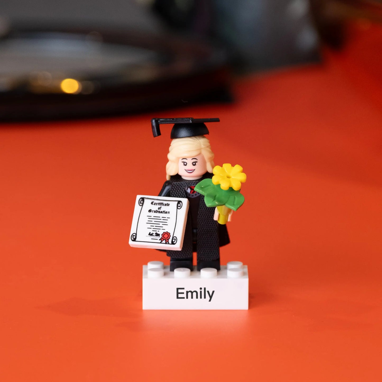 Customized Graduation Minifigure With Name
