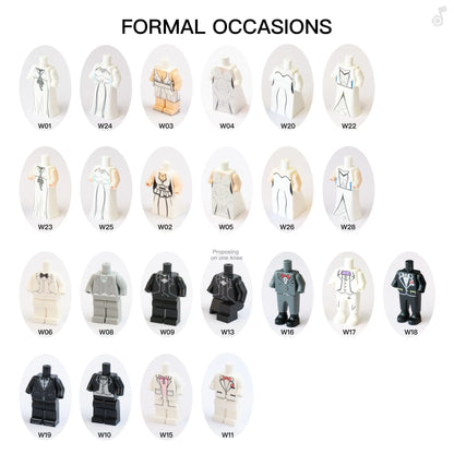 Customized Wedding Minifigures With Arch